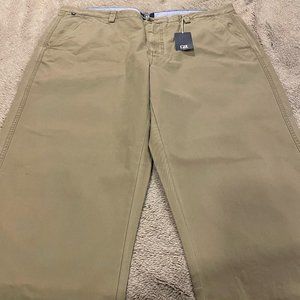 Cutter and Buck Khaki Pants  42 x 38 NWT